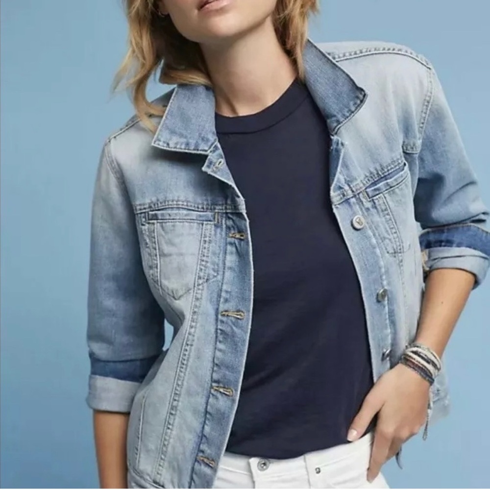Pilcro Indigo Boyfriend Denim Jacket